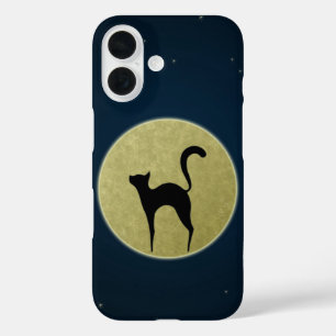Schwarze Katze Eleganz Silhouette und Mond title_seo2