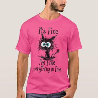 Schwarze Katze Frauen Es ist gut, ich bin gut alle T-Shirt