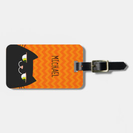 Schwarze Katze Gepäckanhänger