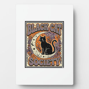 Schwarze Katze Gesellschaft Katze Schwarze Katze V Fotoplatte