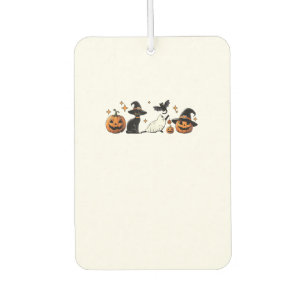 Schwarze Katze Halloween Kürbis Boo Geist Hexe Gru Autolufterfrischer