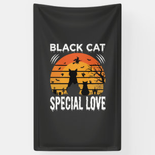 Schwarze Katze Halloween Spezielle Liebe Gothic De Banner