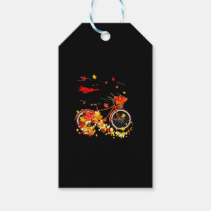Schwarze Katze Herbst Funny Fall Rad Lover Geschenkanhänger