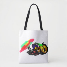 Schwarze Katze Herbstglühen Tasche