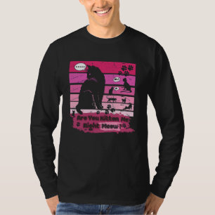 Schwarze Katze ist, dass du mich gleich kätzst T-Shirt