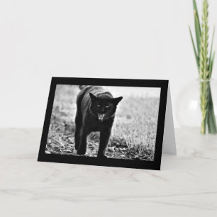 "Schwarze Katze " Karte