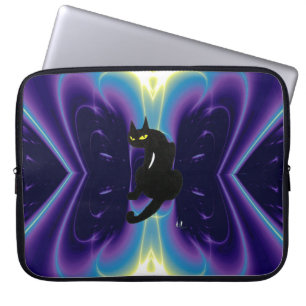 SCHWARZE KATZE LAPTOPSCHUTZHÜLLE