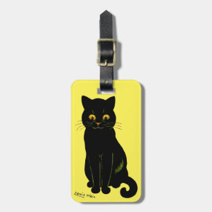 Schwarze Katze, Louis Wain Gepäckanhänger
