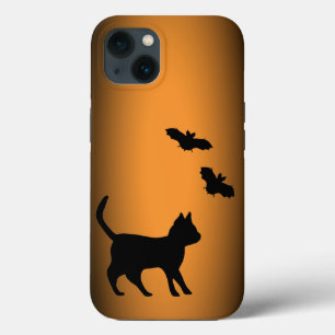 Schwarze Katze mit Bat Case-Mate iPhone Hülle