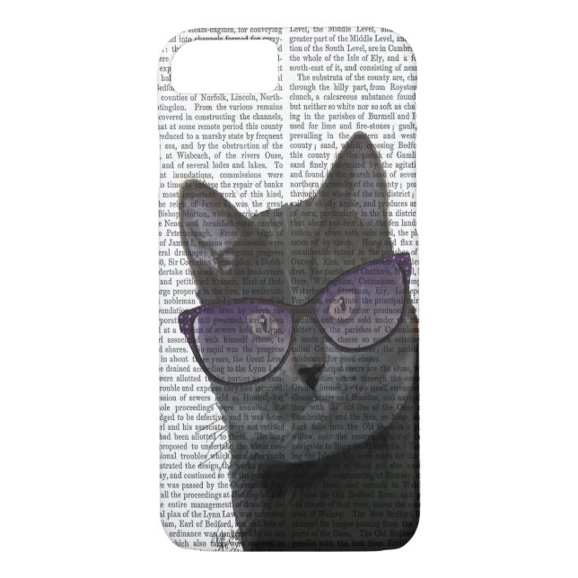Schwarze Katze mit Sonnenbrille 2 Case-Mate iPhone Hülle (Rückseite)