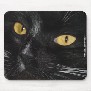 Schwarze Katze Mousepad