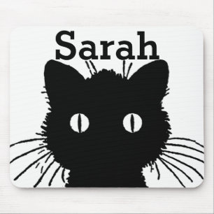 Schwarze Katze Personnalised Mousepad