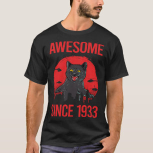 Schwarze Katze - Phantastisch seit 1933 T-Shirt
