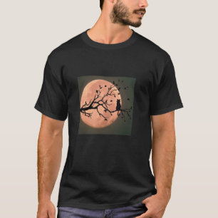 SCHWARZE KATZE SCHATTEN Natur Katzenliebhaber T-Shirt
