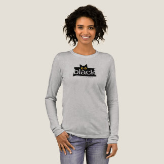 Schwarze Katze 'Schwarz ist das neue Schwarz' Lust Tri-Blend Shirt