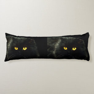 Schwarze Katze Seitenschläferkissen