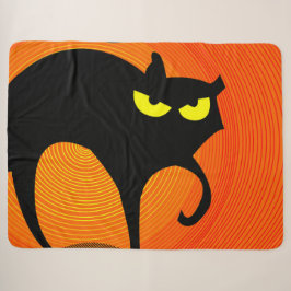 Schwarze Katze Sherpadecke