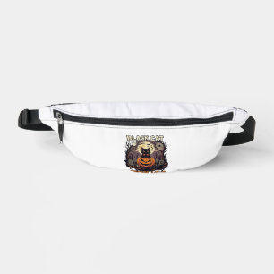 Schwarze Katze Spezielle Liebe Halloween Kürbis Vo Bauchtasche