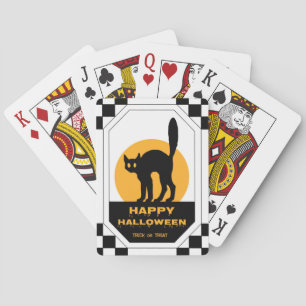 Schwarze Katze Spielkarten