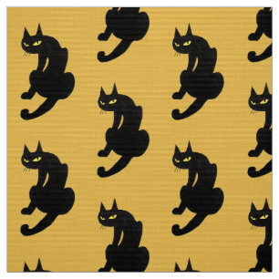 SCHWARZE KATZE STOFF