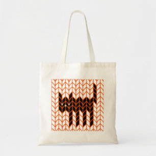 SCHWARZE KATZE STRICKEN Trick-or-Treat-Tasche Tragetasche