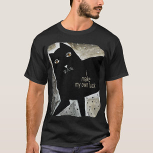 Schwarze Katze T-Shirt
