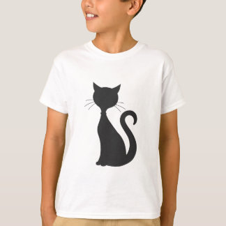 Schwarze Katze T-Shirt