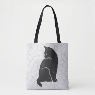 Schwarze Katze Tasche