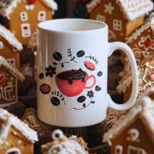 Schwarze Katze und schwarzer Kaffee