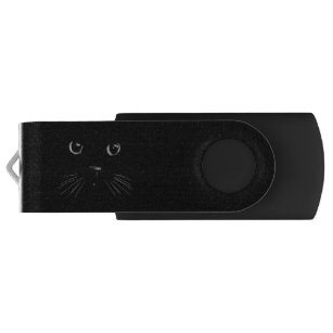 Schwarze Katze USB Stick