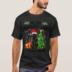 Schwarze Katze Weihnachten auf der Ungezogenen Lis T-Shirt