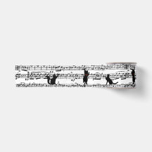 Schwarze Katzen auf Musik