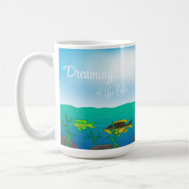 Schwarze Katzen Fischen groß Kaffeetasse