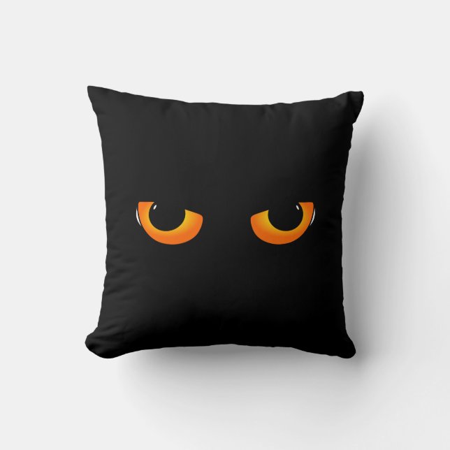 Schwarze Katzen Halloween-Dekorationen Kissen (Vorderseite)