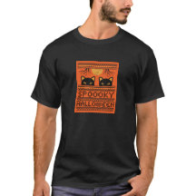 Schwarze Katzen Halloween-Shirt