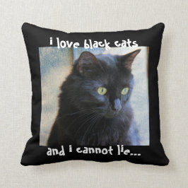 Schwarze Katzen-Kissen: I schwarze Katzen der Kissen