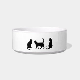 Schwarze Katzen  Napf