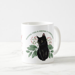 Schwarze Katzen Regel! Es ist ein Mini-Panther Wei Kaffeetasse