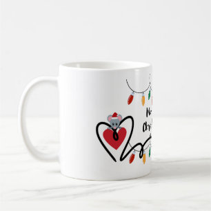 Schwarze Katzen Regel! Whiskers & Weihnachts Cheer Kaffeetasse