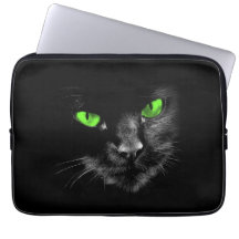 Schwarze Katzen regieren - Grüne Augen