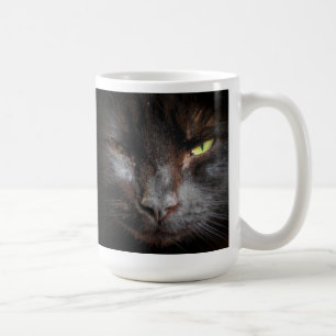 Schwarze Katzen regieren über sie Kaffeetasse