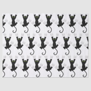 Schwarze Katzen Seidenpapier