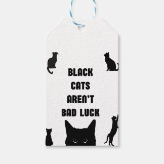 Schwarze Katzen sind kein schlechtes Glück Geschenkanhänger