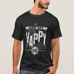 Schwarze Katzen sind meine glückliche Pille Niedli T-Shirt