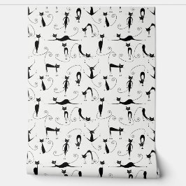 Schwarze Katzen Tapete