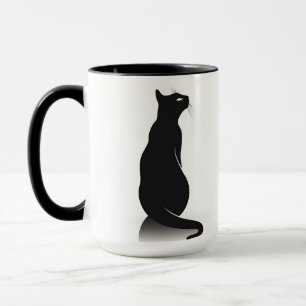 Schwarze Katzen Tasse
