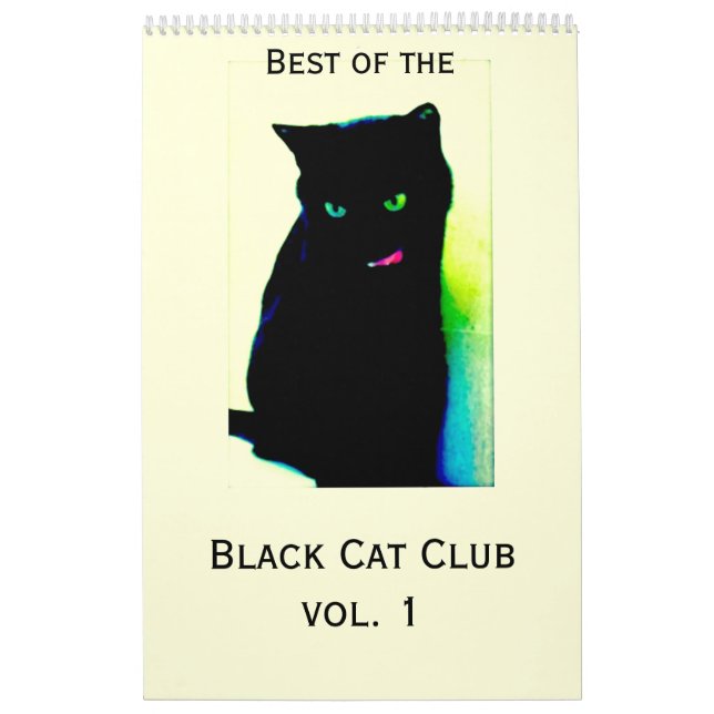 Schwarze Katzen-Verein-Kalender Vol. 1 Kalender (Titelbild)