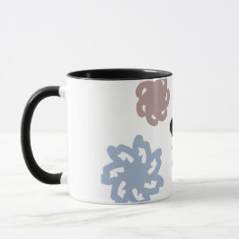 Schwarze Katzen Winter Tasse