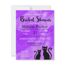 Schwarze Katzen Witchy Halloween Brautparty Party