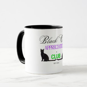 Schwarze Katzen Würdigung Club Spielhafter Hallowe Tasse
